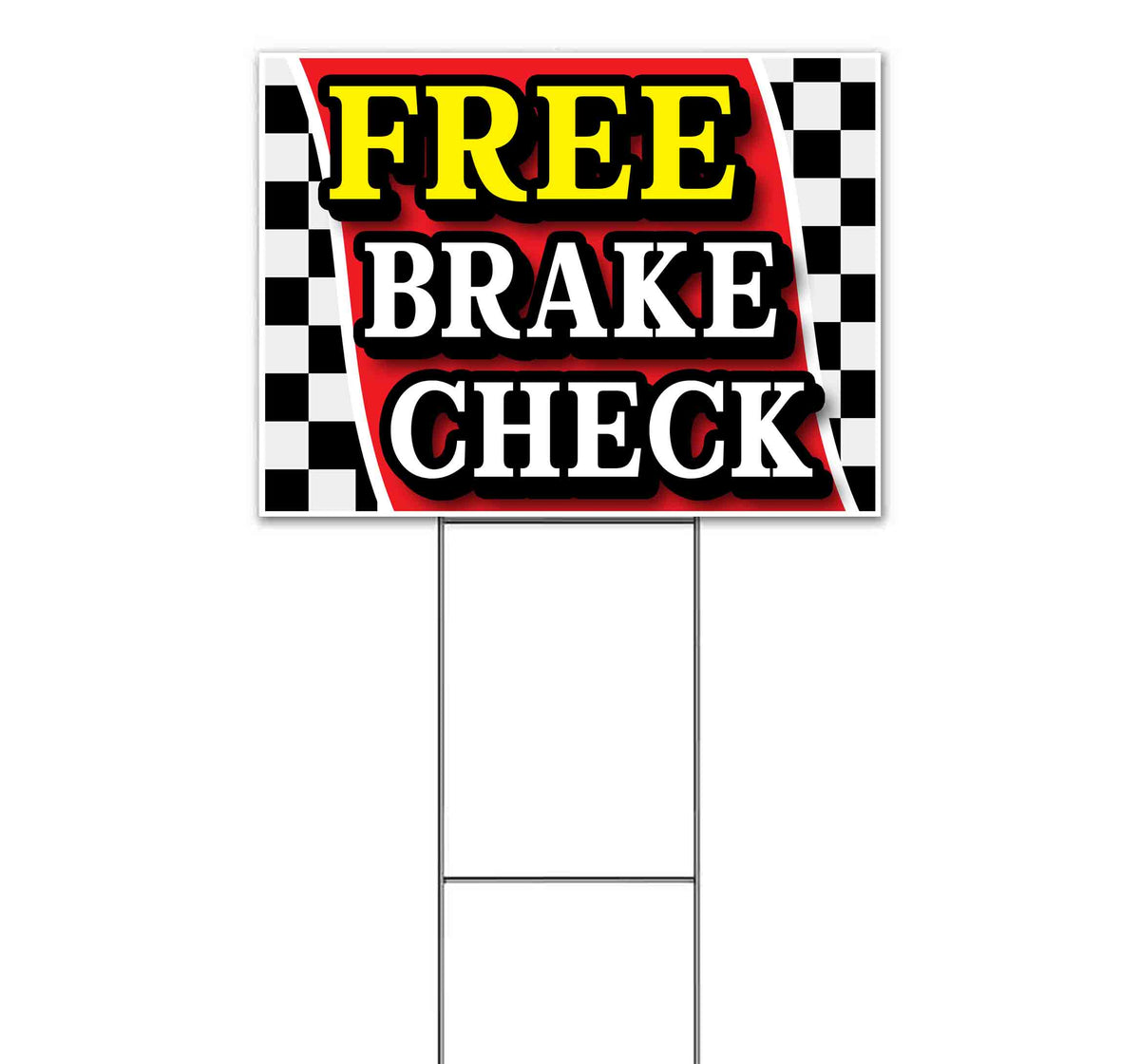 Full Color Custom Yard Signs 24 hr Production. Fast Free Shipping