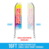Custom Econo Feather Flag