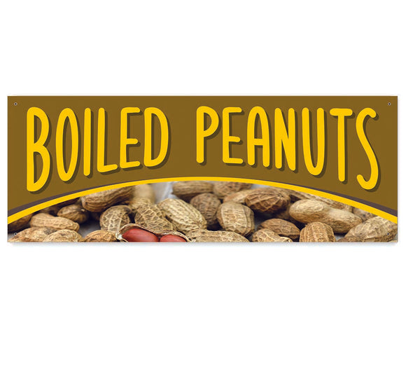 15 x 36 Boiled Peanuts 2 (Clearance Inventory) Banner