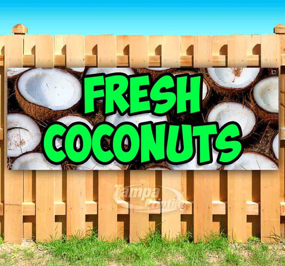 Fresh Coconuts Banner