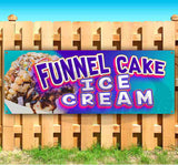 Funnel Cake Ice Cream Banner