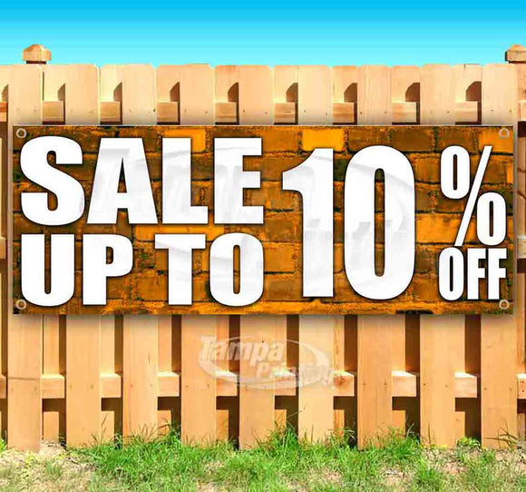 Sale Up To 10% Off Banner