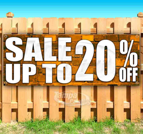 Sale Up To 20% Off Banner