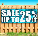 Sale Up To 25% Off Banner