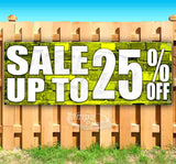 Sale Up To 25% Off Banner