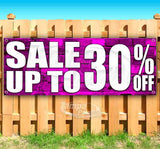 Sale Up To 30% Off Banner