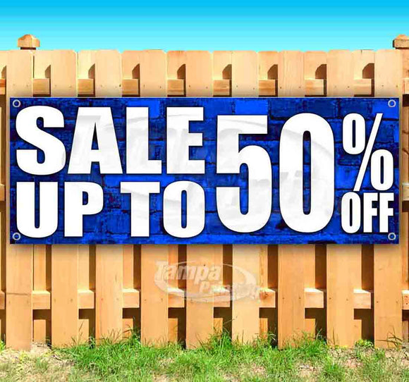 Sale Up To 50% Off Banner