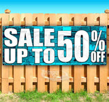 Sale Up To 50% Off Banner