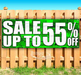 Sale Up To 55% Off Banner