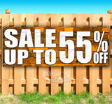 Sale Up To 55% Off Banner