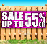 Sale Up To 55% Off Banner