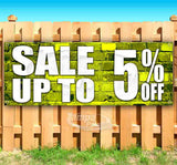 Sale Up To 5% Off Banner