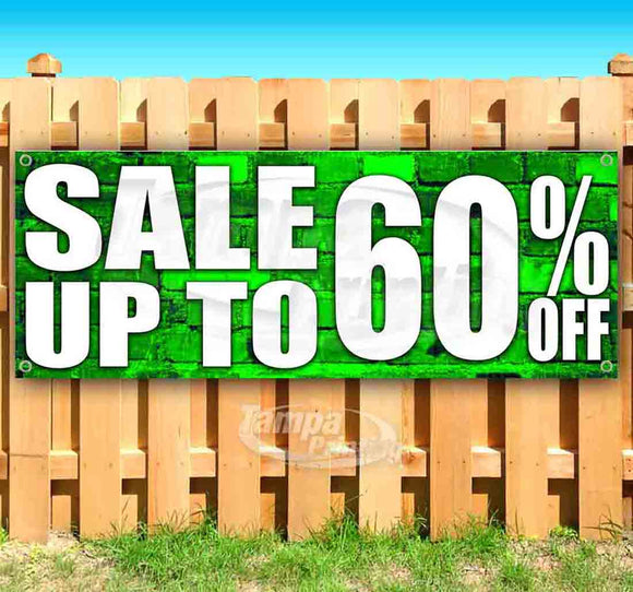 Sale Up To 60% Off Banner