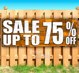 Sale Up To 75% Off Banner