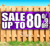 Sale Up To 80% Off Banner