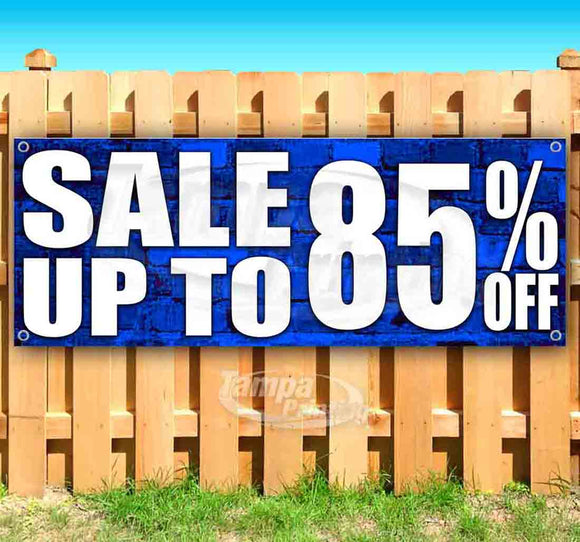 Sale Up To 85% Off Banner