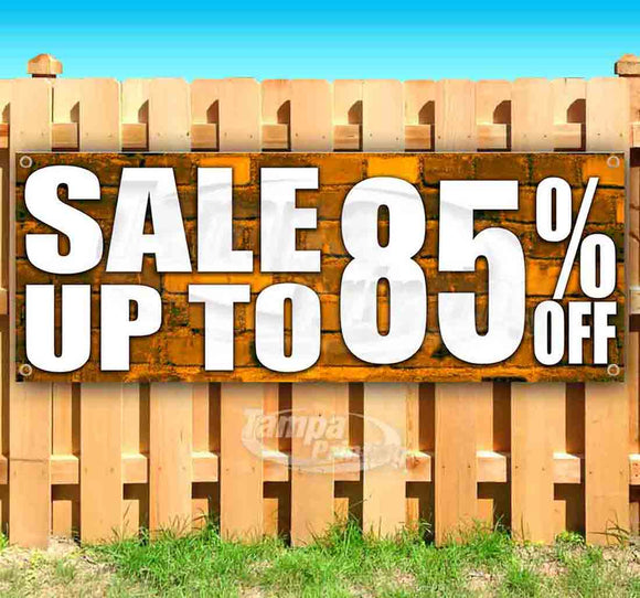 Sale Up To 85% Off Banner