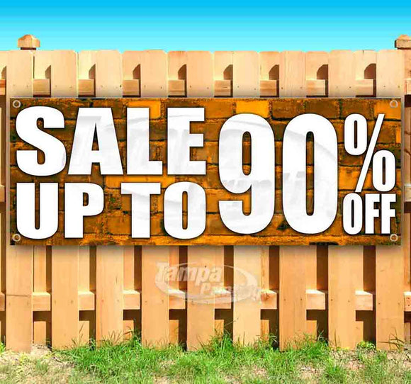 Sale Up To 90% Off Banner