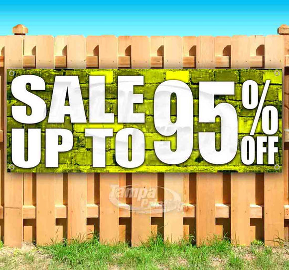 Sale Up To 95% Off Banner