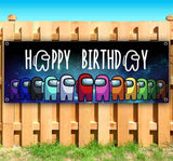 Among Us Birthday Banner