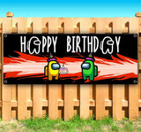 Among Us Birthday Banner