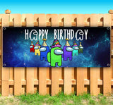 Among Us Birthday Banner