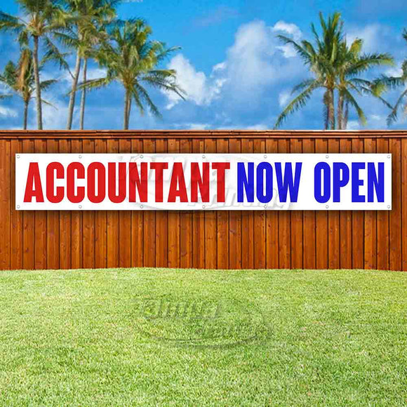 Accountant Now Open XL Banner