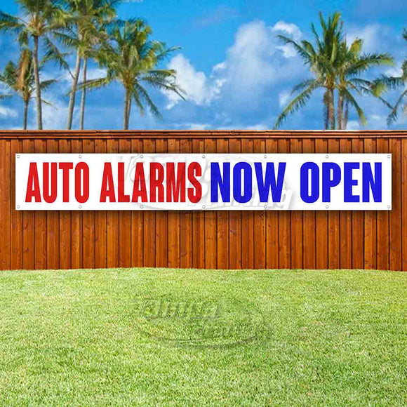 Auto Alarms Now Open XL Banner