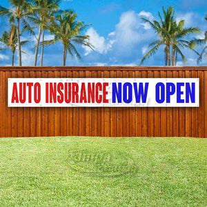 Auto Insurance Now Open XL Banner