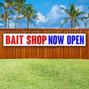 Bait Shop Now Open XL Banner