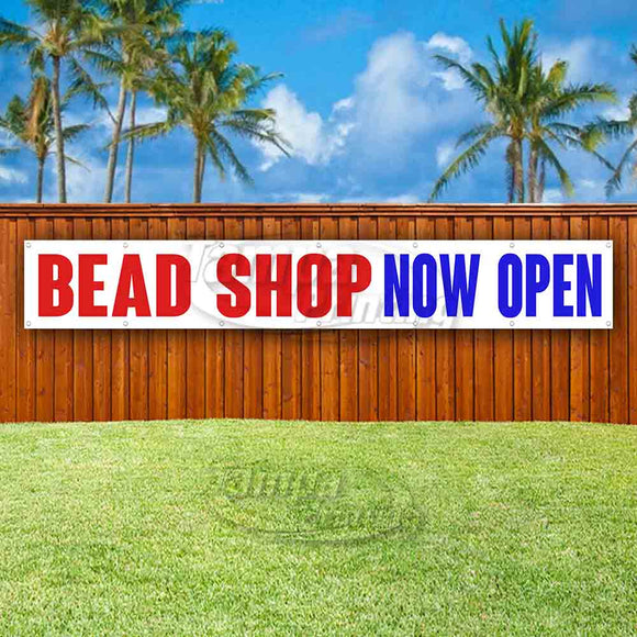 Bead Shop Now Open XL Banner