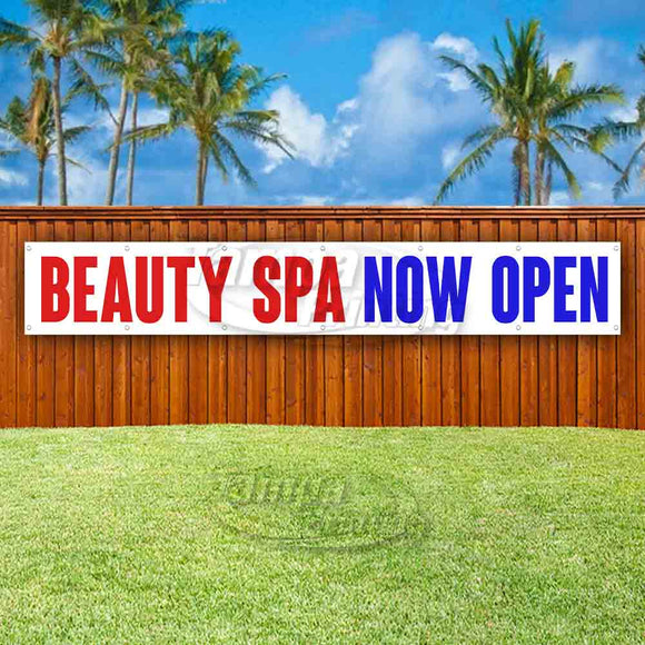 Beauty Spa Now Open XL Banner