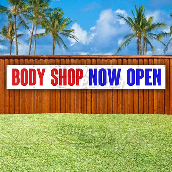 Body Shop Now Open XL Banner