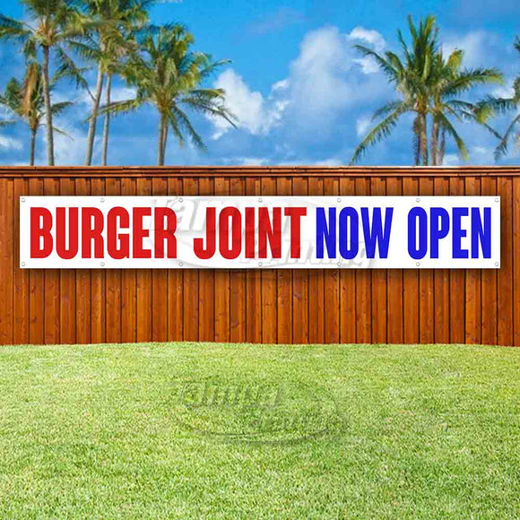 Burger Joint Now Open XL Banner