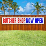 Butcher Shop Now Open XL Banner