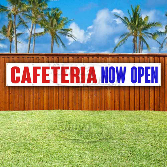 Cafeteria Now Open XL Banner