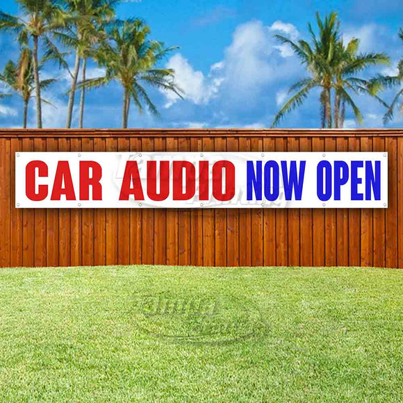 Car Audio Now Open XL Banner