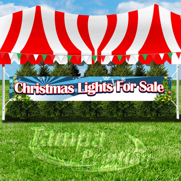 Christmas Lights For Sale XL Banner