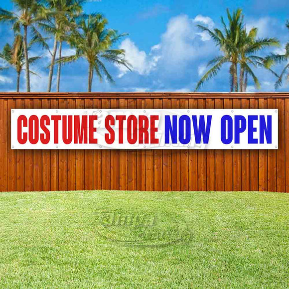 Costume Store Now Open XL Banner