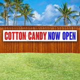 Cotton Candy Now Open XL Banner