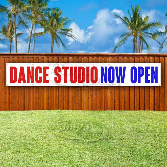 Dance Studio Now Open XL Banner