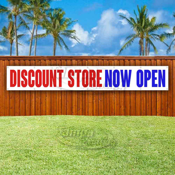 Discount Store Now Open XL Banner