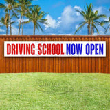 Driving School Now Open XL Banner
