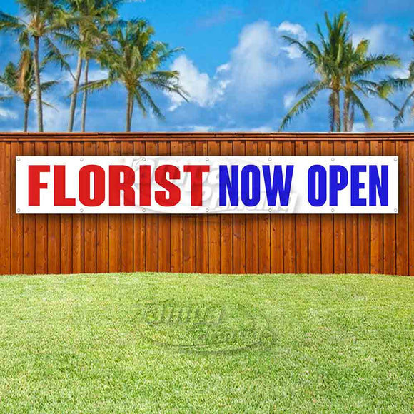 Florist Now Open XL Banner