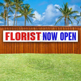 Florist Now Open XL Banner