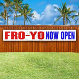 Fro-Yo Now Open XL Banner