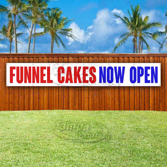 Funnel Cake Now Open XL Banner