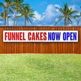 Funnel Cake Now Open XL Banner