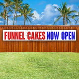 Funnel Cake Now Open XL Banner