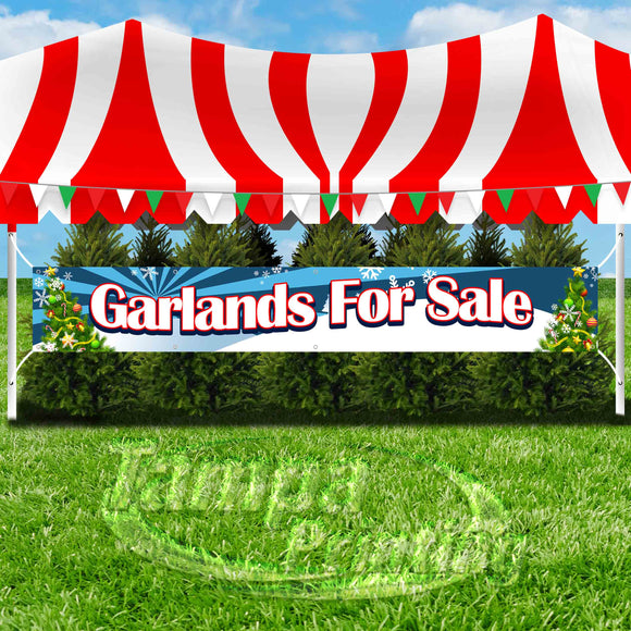 Garlands For Sale XL Banner